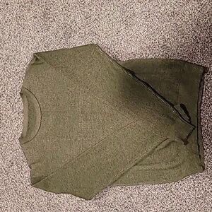 Plain Dark green, sweater, women's medium